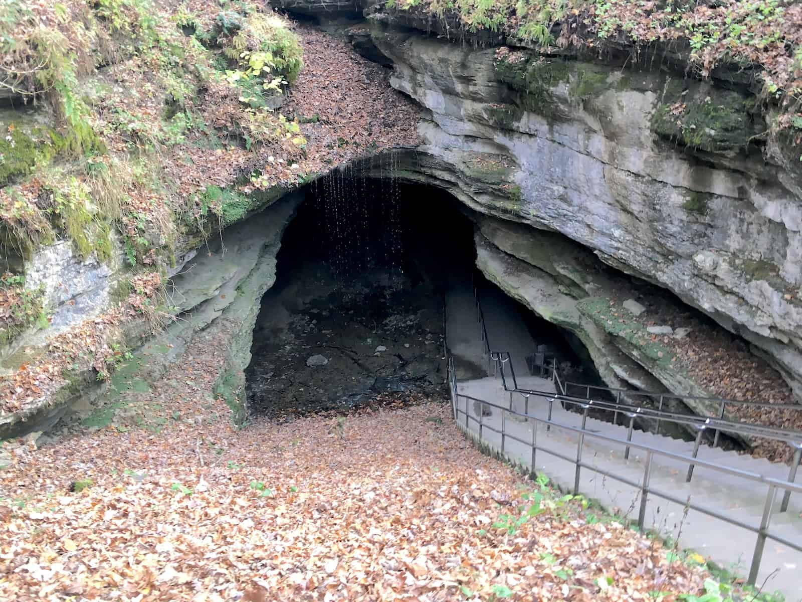 Historic entrance at Mammoth Cave National Park in Kentucky