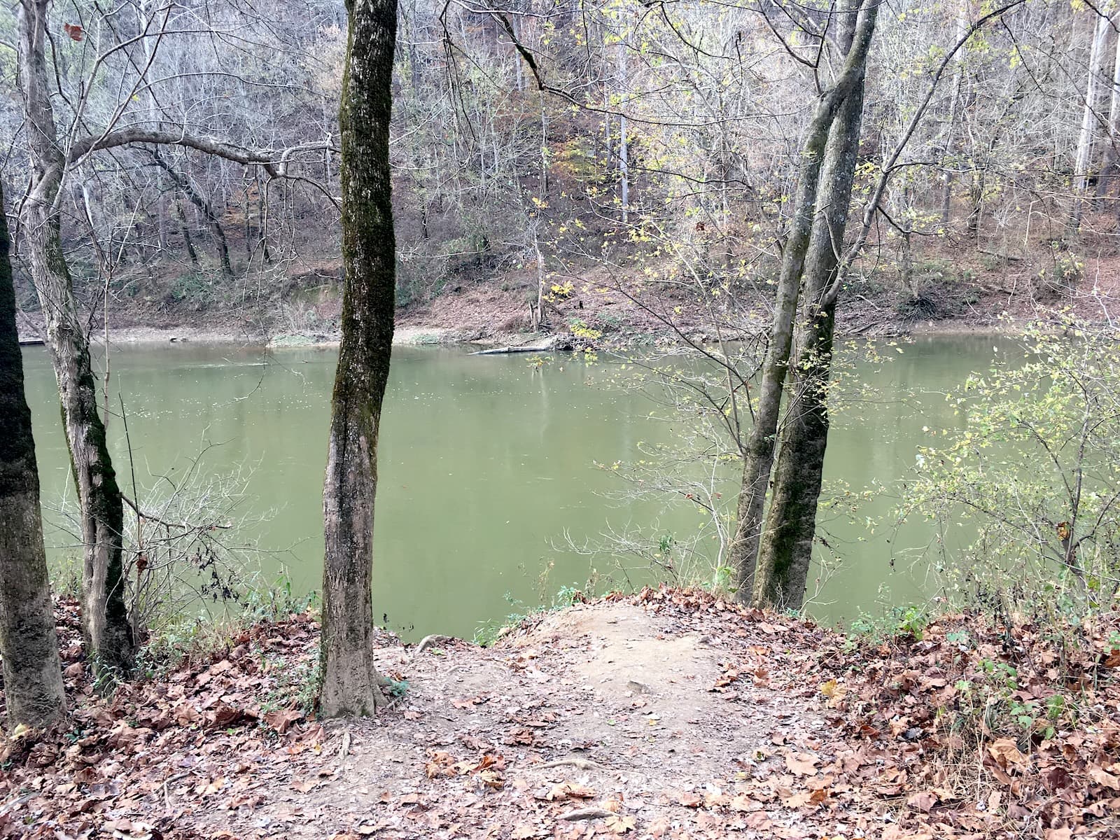 Old riverboat landing at Mammoth Cave National Park in Kentucky