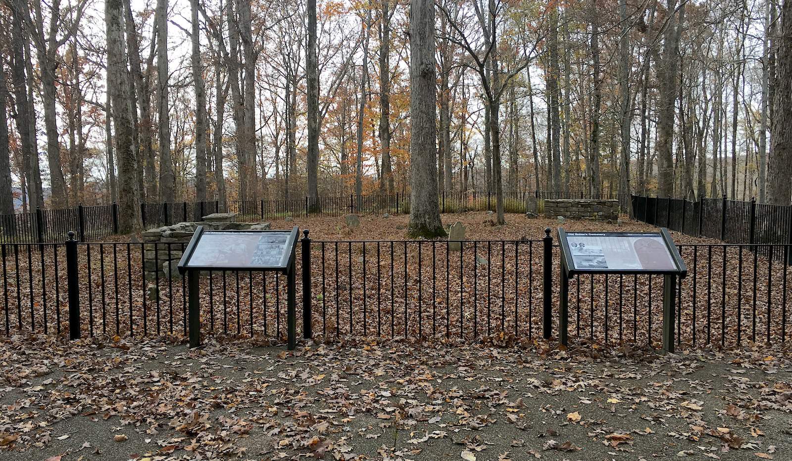 Old Guide's Cemetery at Mammoth Cave National Park in Kentucky