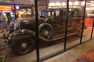 Dutch Schultz's 1931 Lincoln at Whiskey Pete's Casino in Primm, Nevada