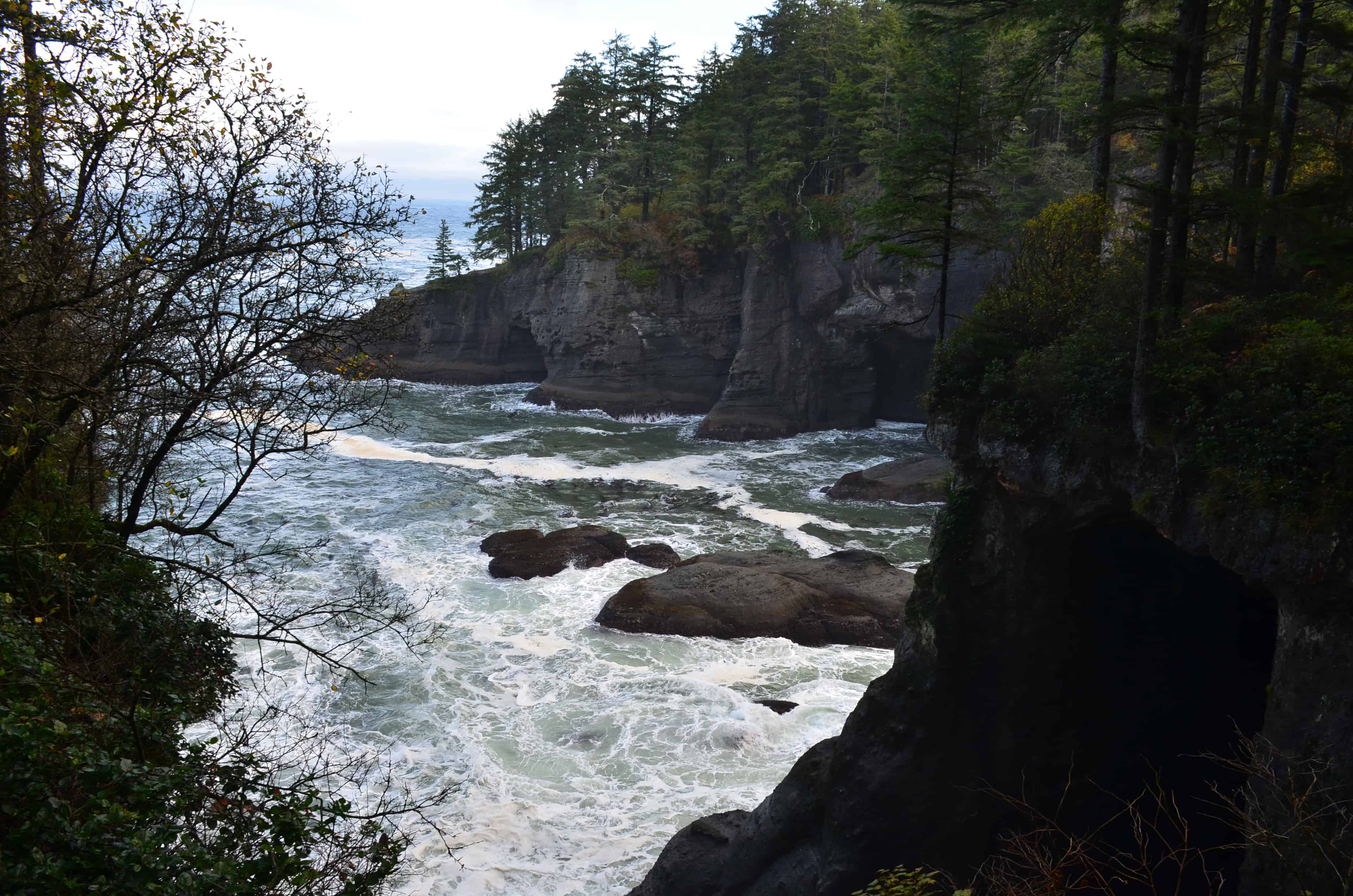 Second viewpoint on the Cape Flattery Trail on the Makah Reservation in Washington
