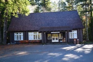 Community Building at Longmire Historic District in Mount Rainier National Park, Washington