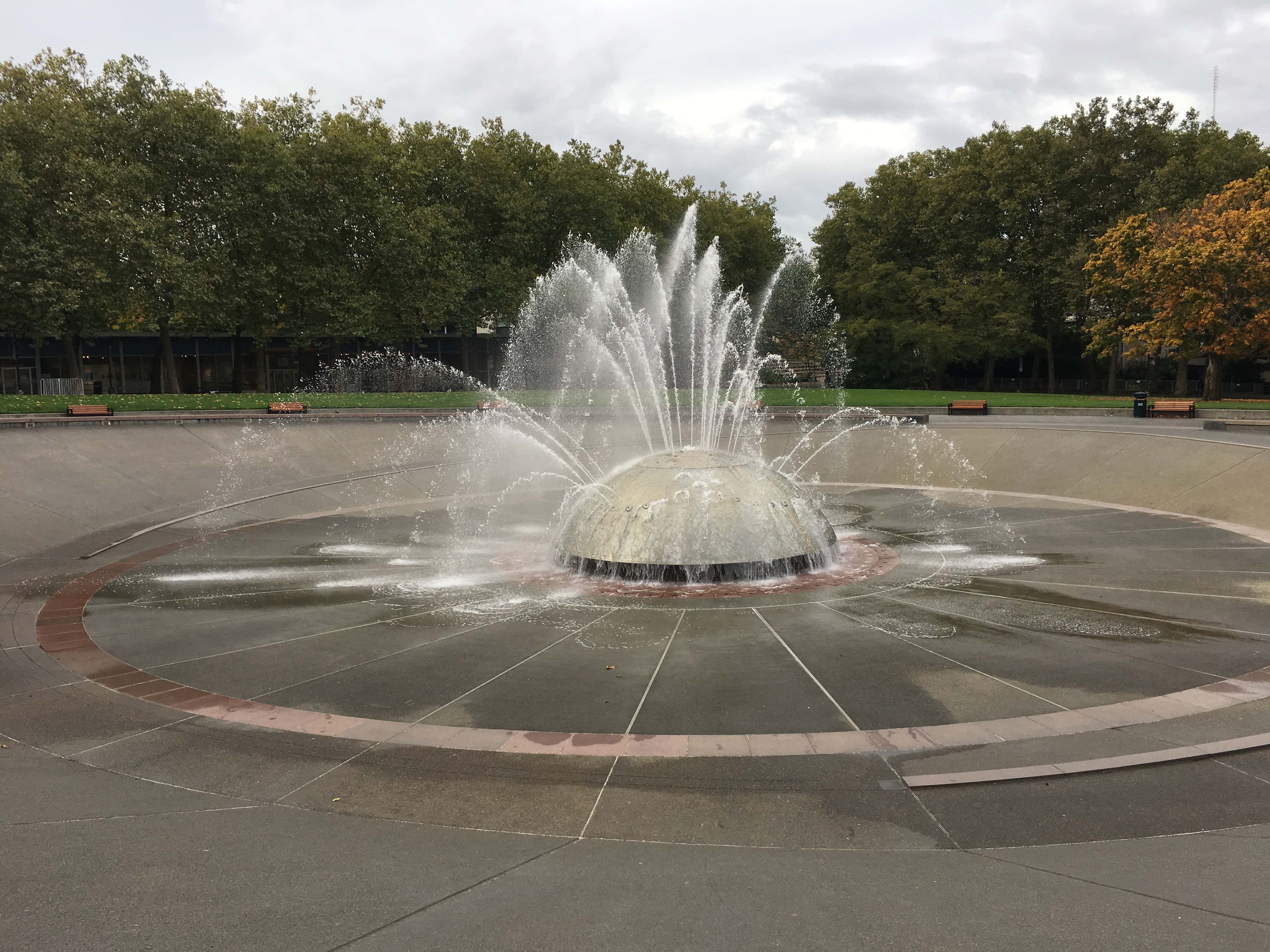International Fountain at Seattle Center in Seattle, Washington