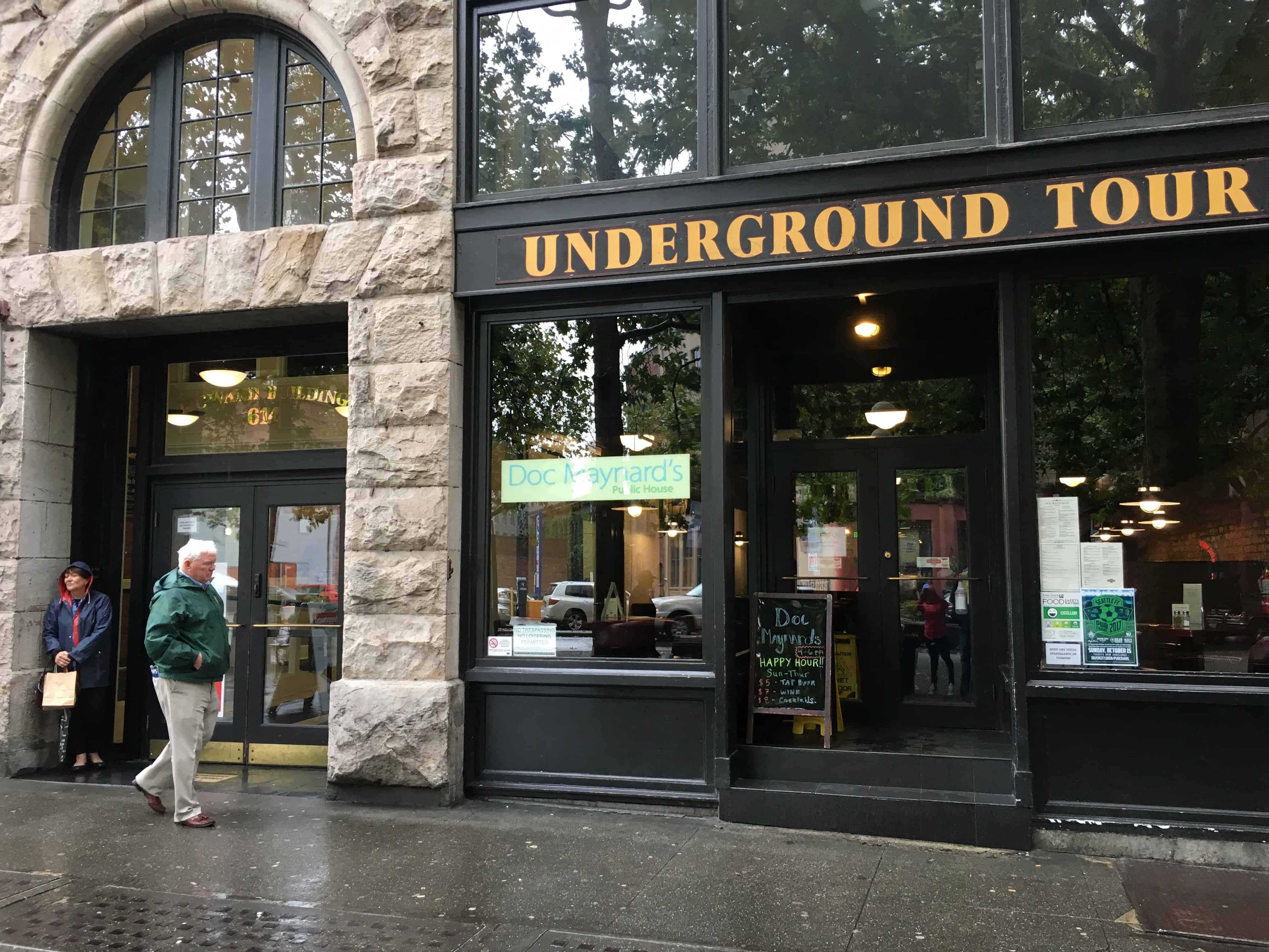 Underground Tour office in Seattle, Washington