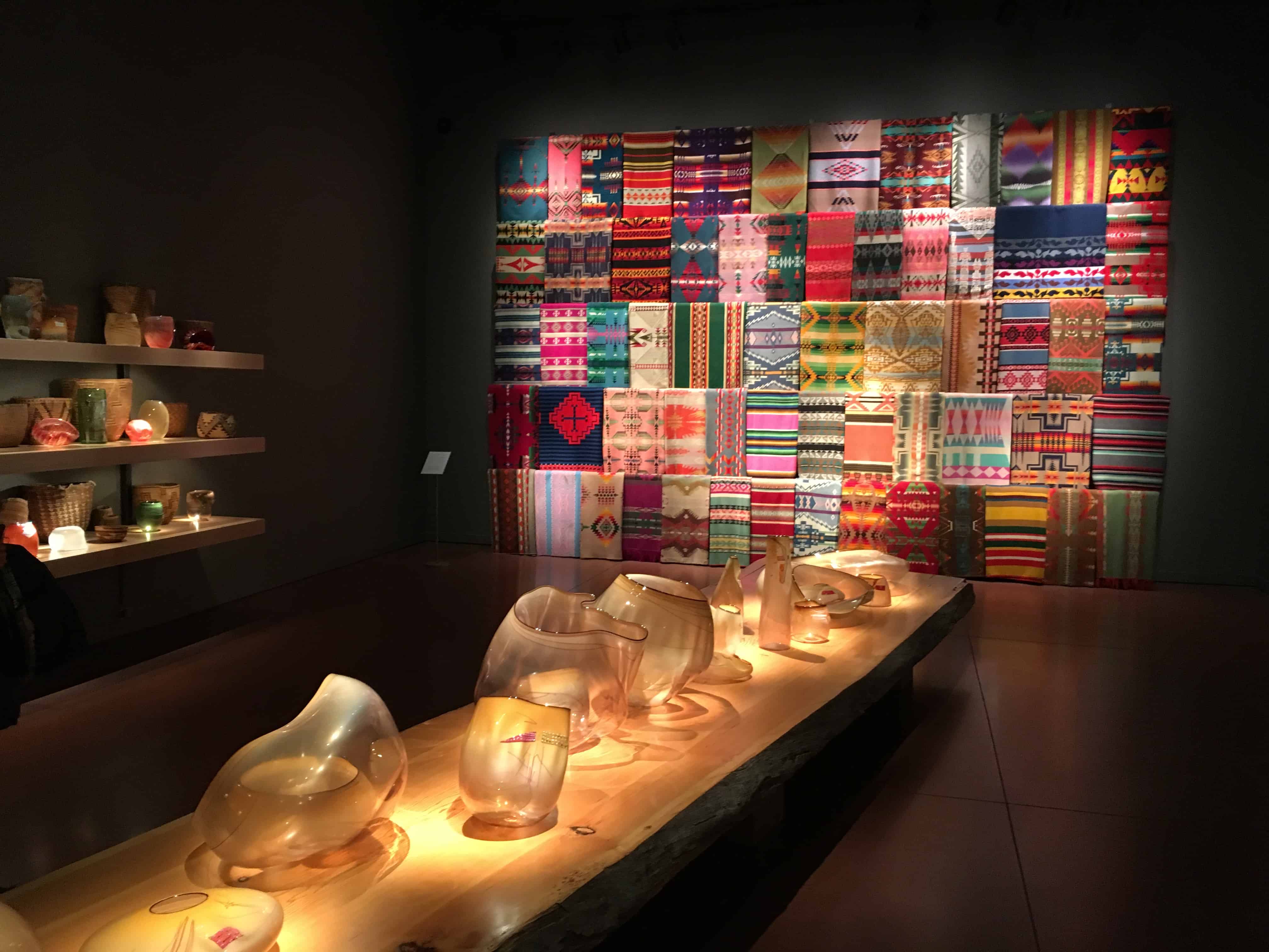 Interior exhibit at Chihuly Garden and Glass in Seattle, Washington