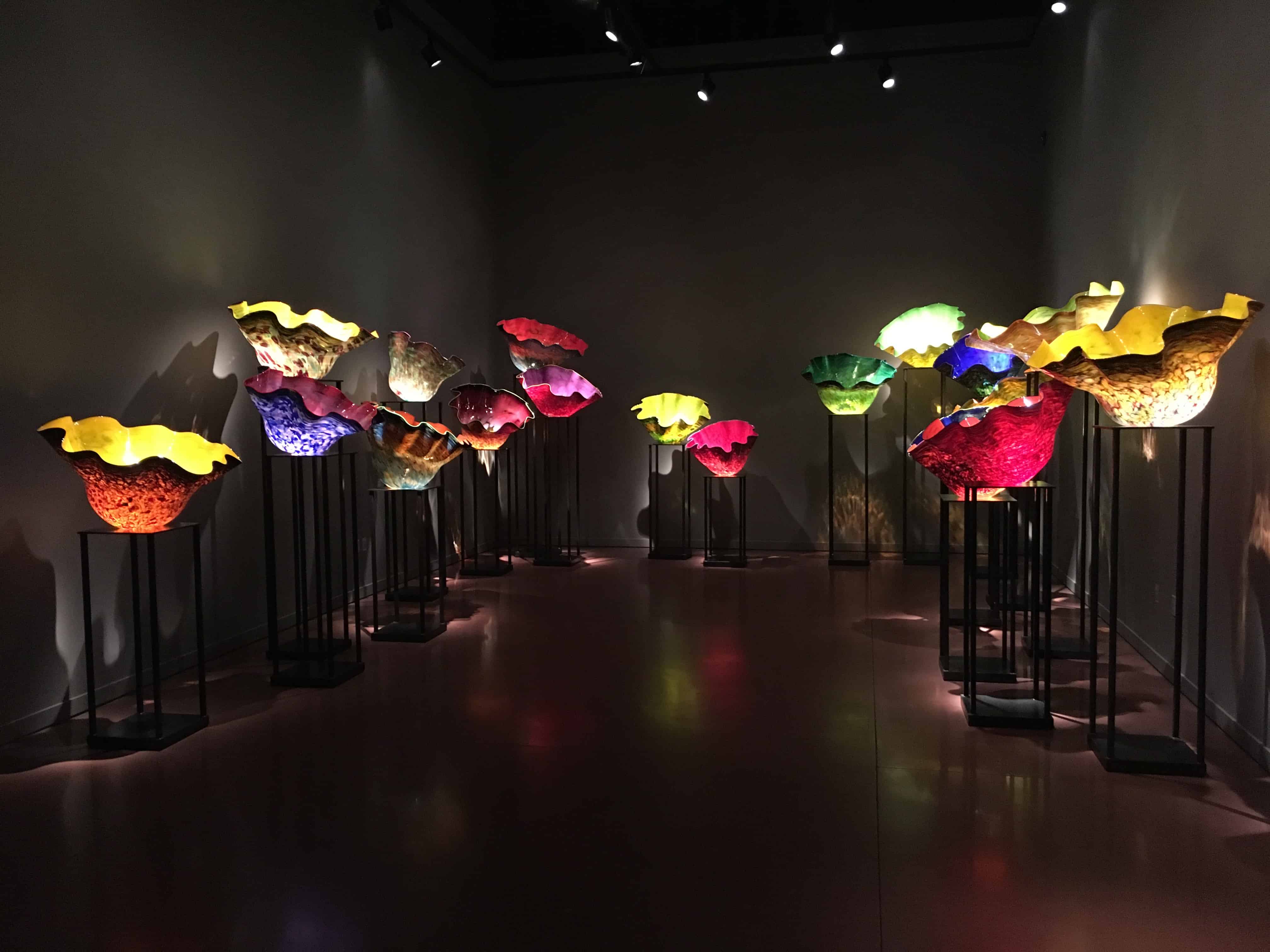 Flowers at Chihuly Garden and Glass in Seattle, Washington
