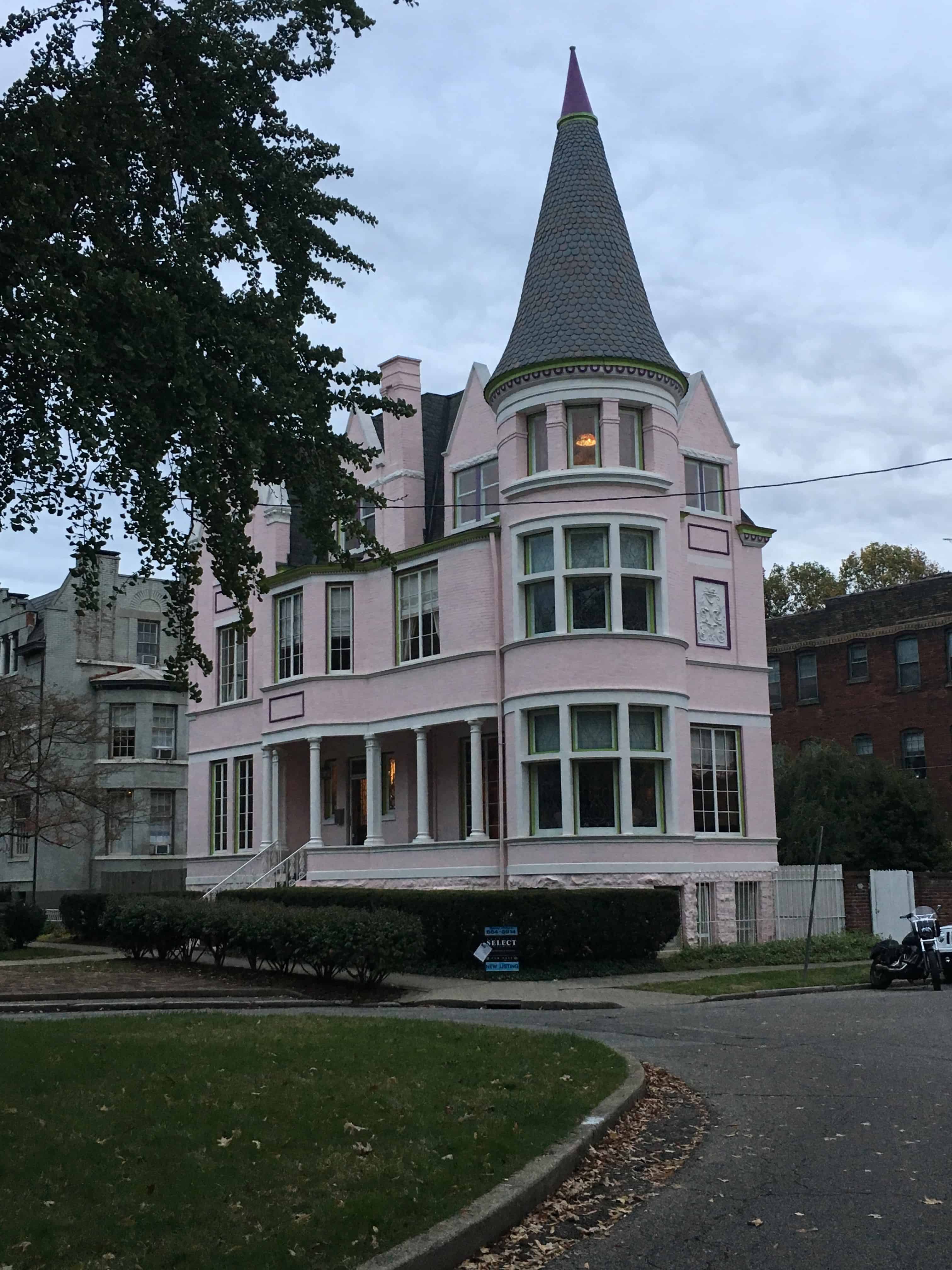 Pink Palace on St. James Court in Louisville, Kentucky