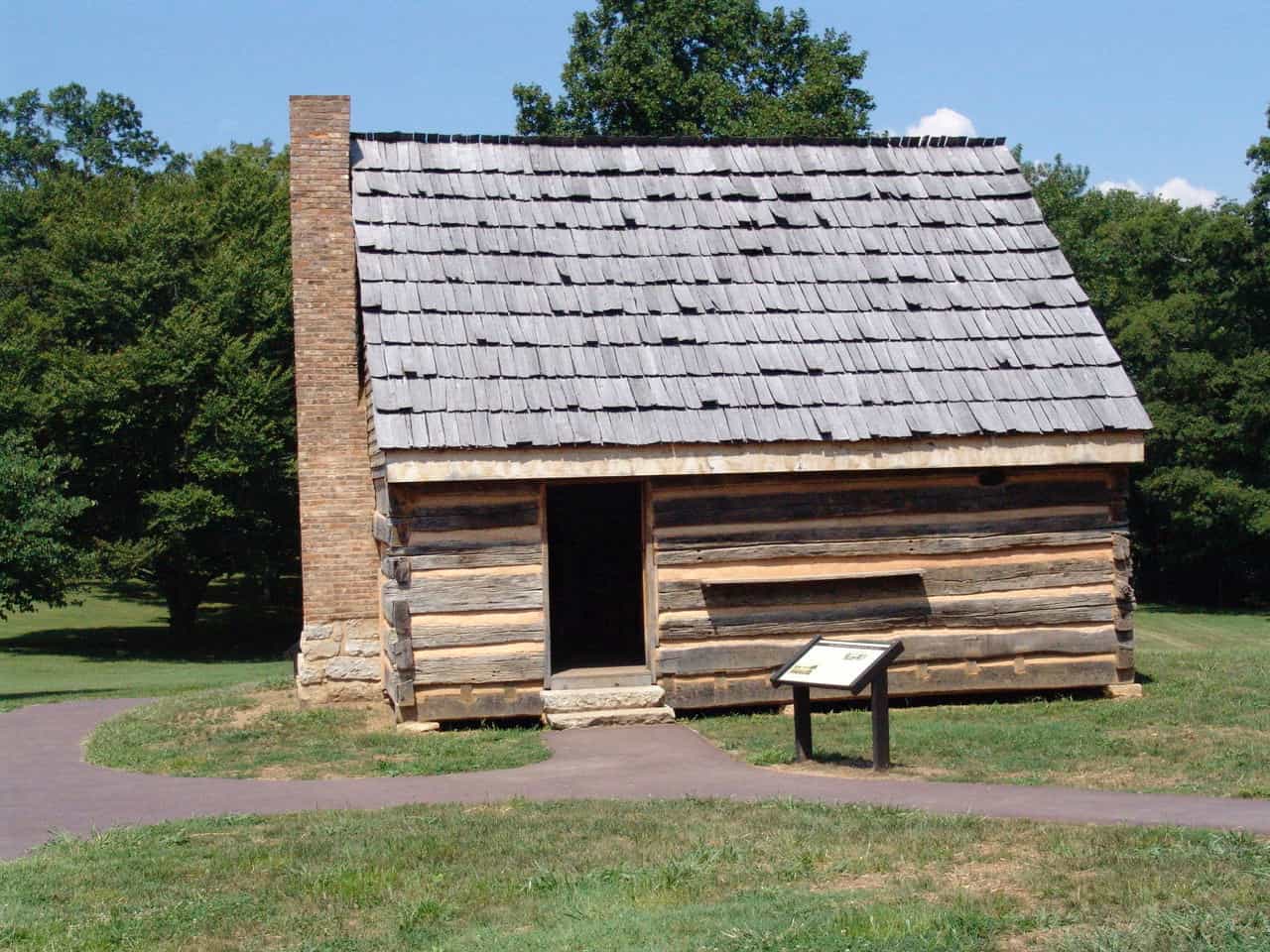 Slave cabin at The Hermitage in Nashville, Tennessee