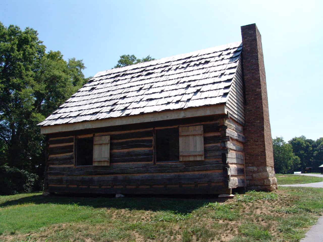 Slave cabin at The Hermitage in Nashville, Tennessee