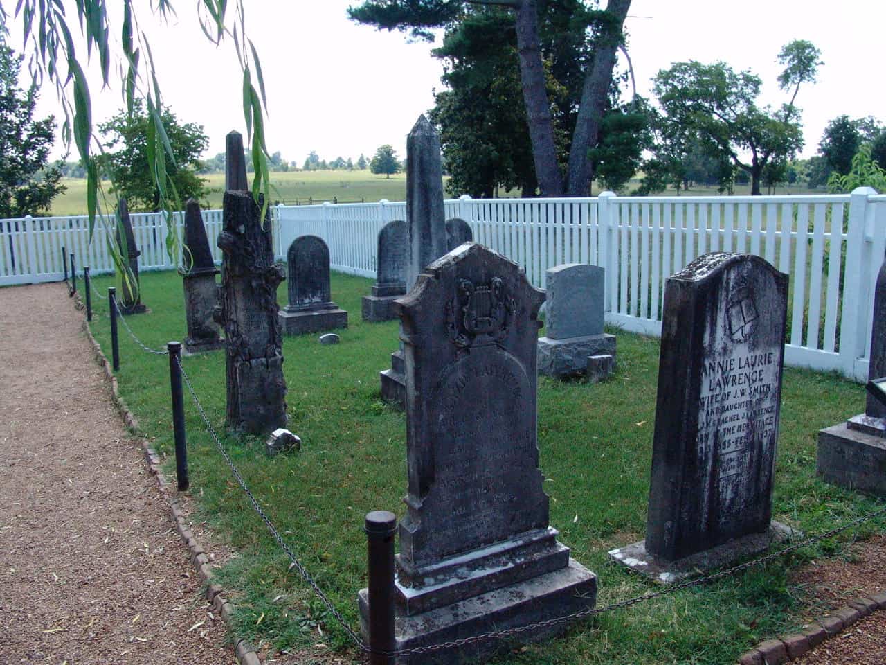 Cemetery at The Hermitage in Nashville, Tennessee
