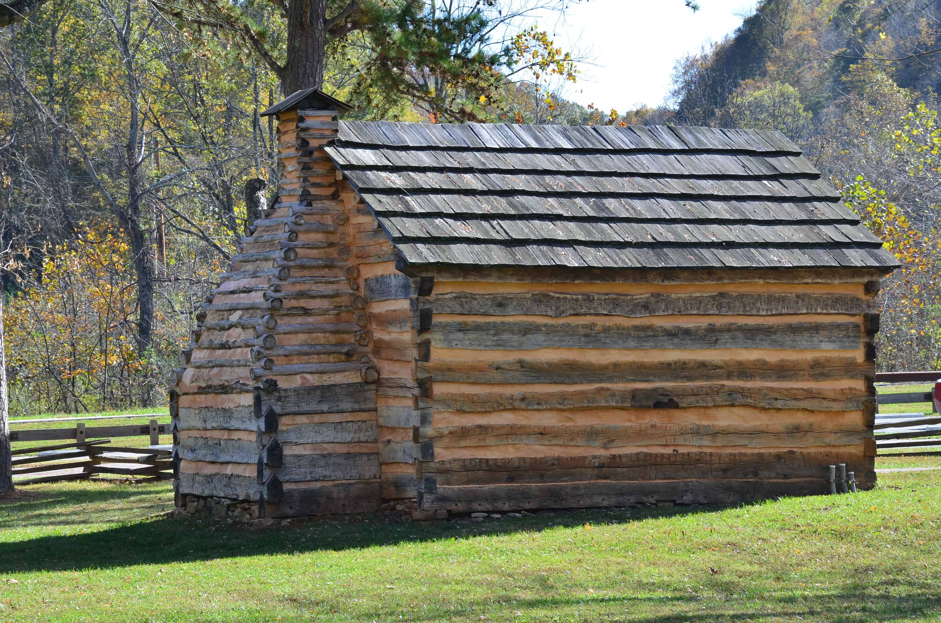 Gollaher cabin at Abraham Lincoln Birthplace National Historical Park in Kentucky