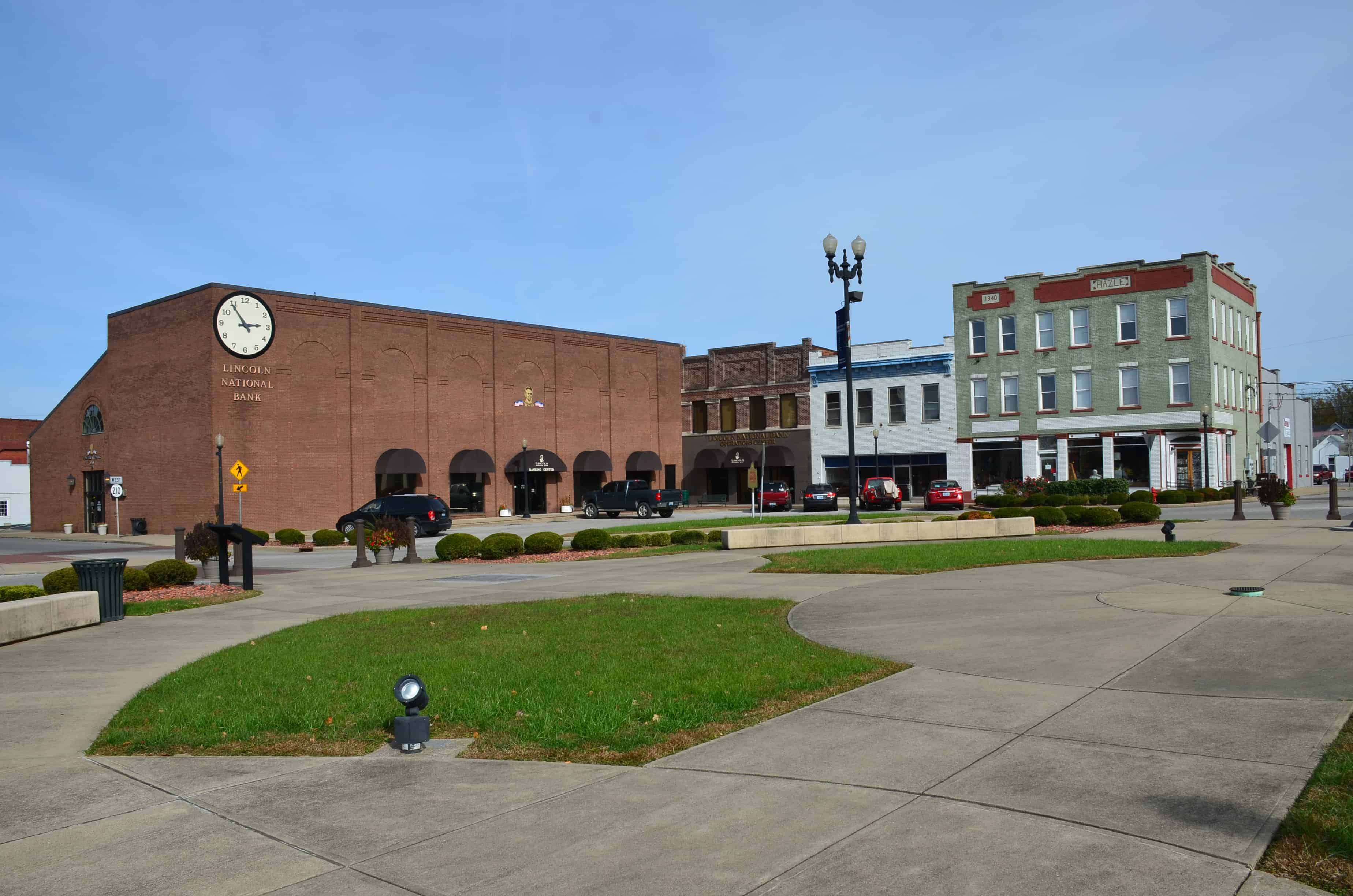 Lincoln Square Circle in Hodgenville, Kentucky