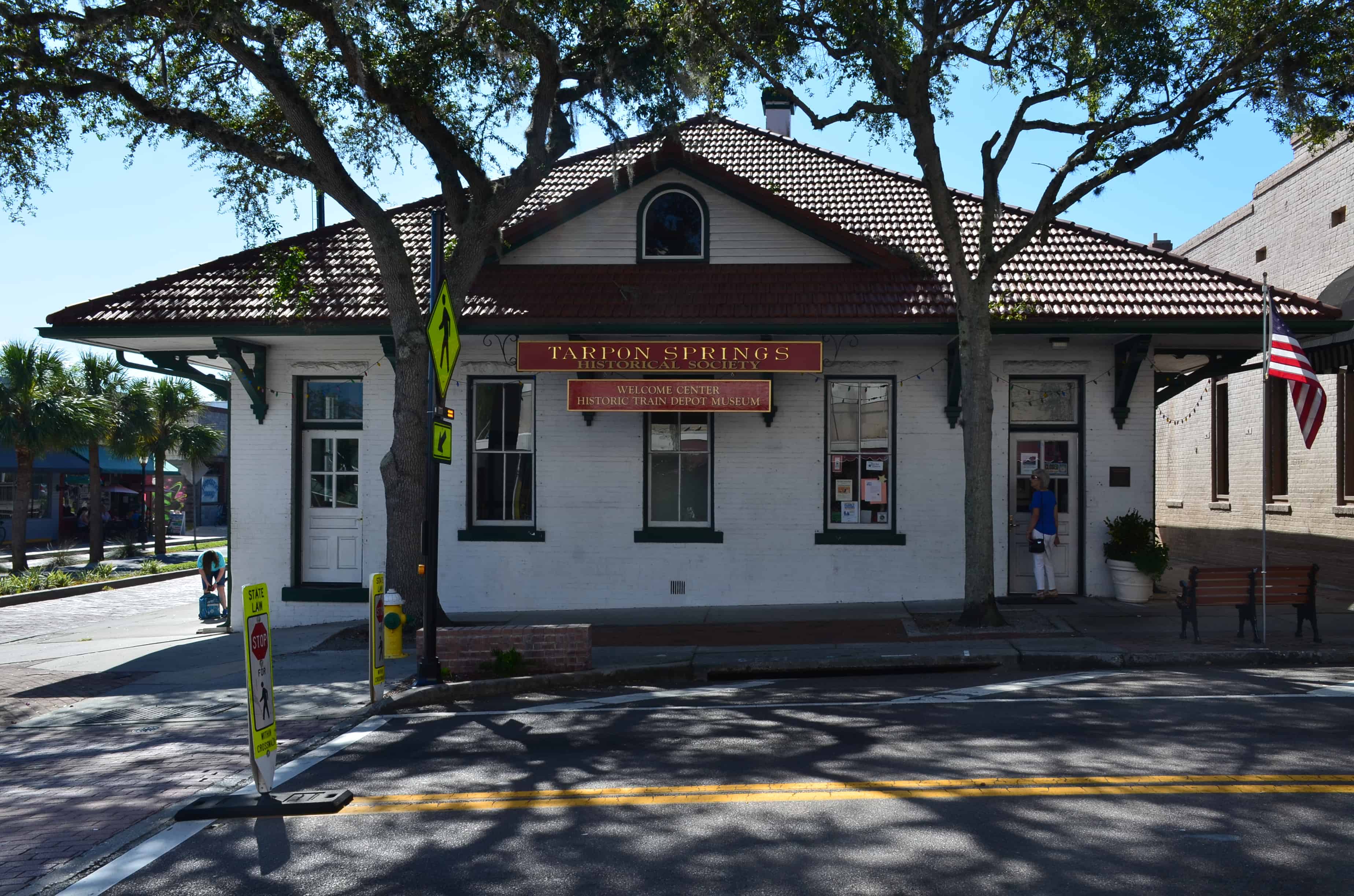 Historic Train Depot Museum in Tarpon Springs, Florida