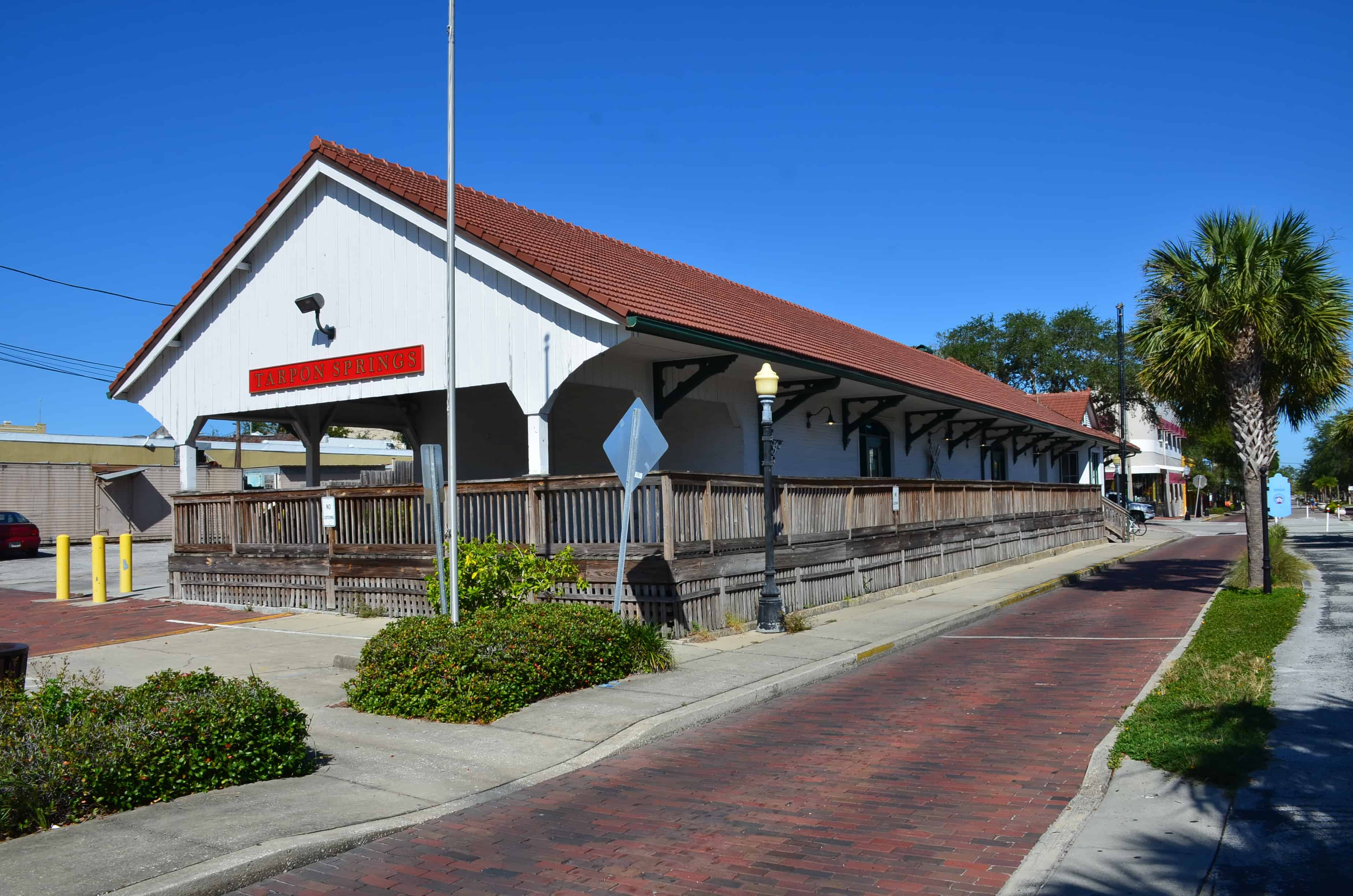 Historic Train Depot Museum in Tarpon Springs, Florida