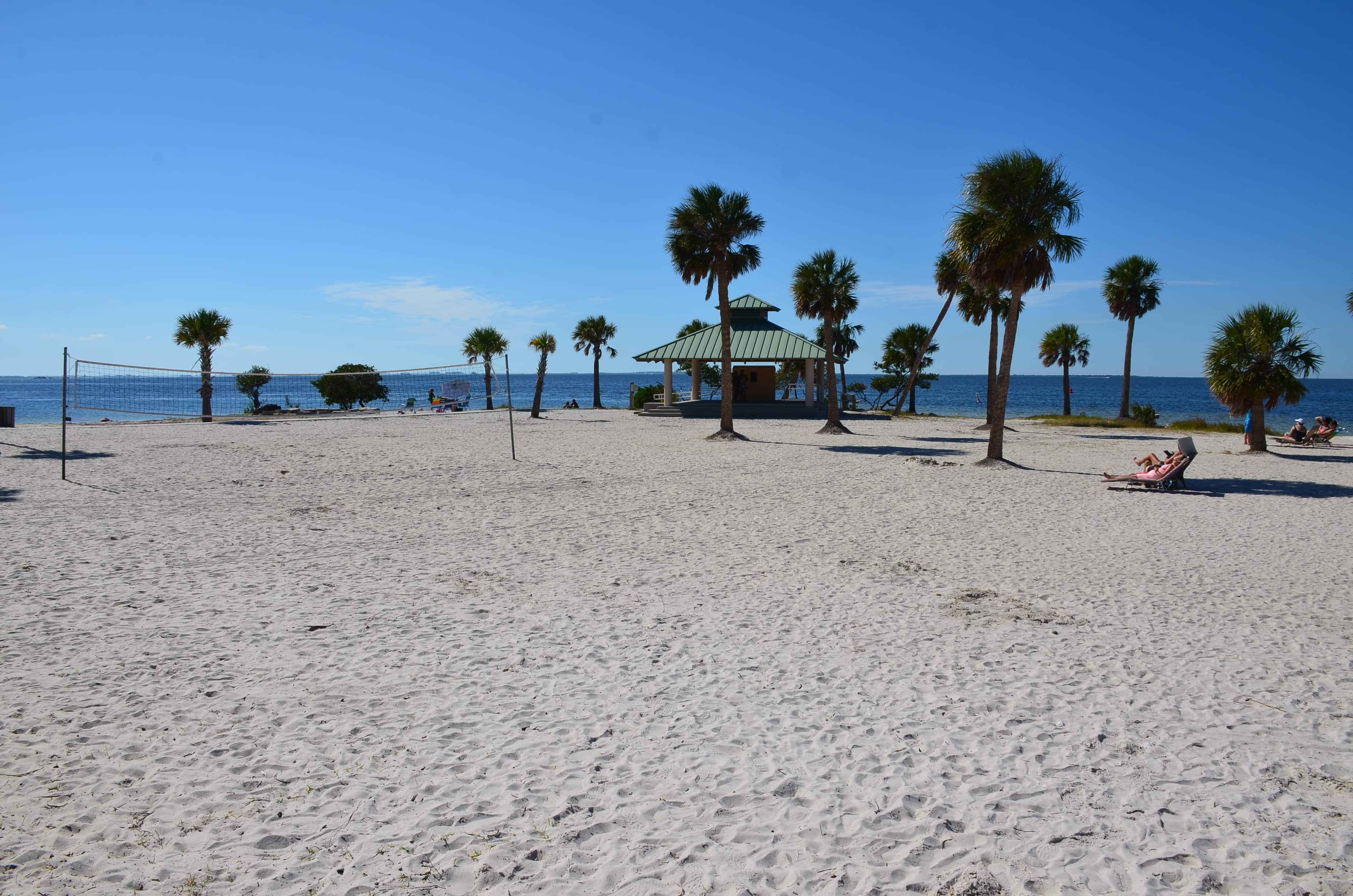Sunset Beach in Tarpon Springs, Florida