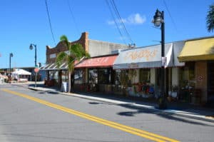 Athens Street in Tarpon Springs, Florida