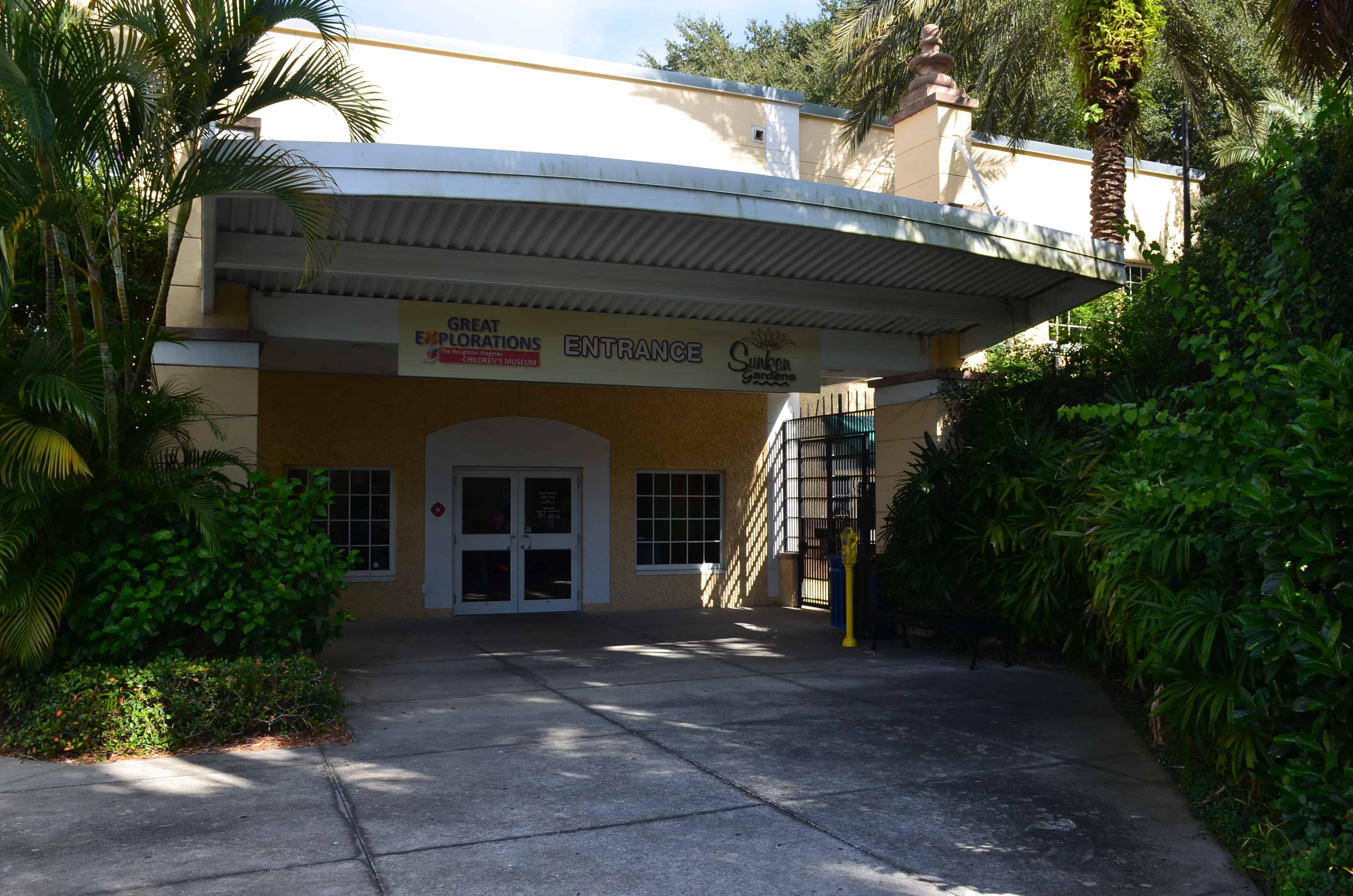 Entrance at the Sunken Gardens in St. Petersburg, Florida