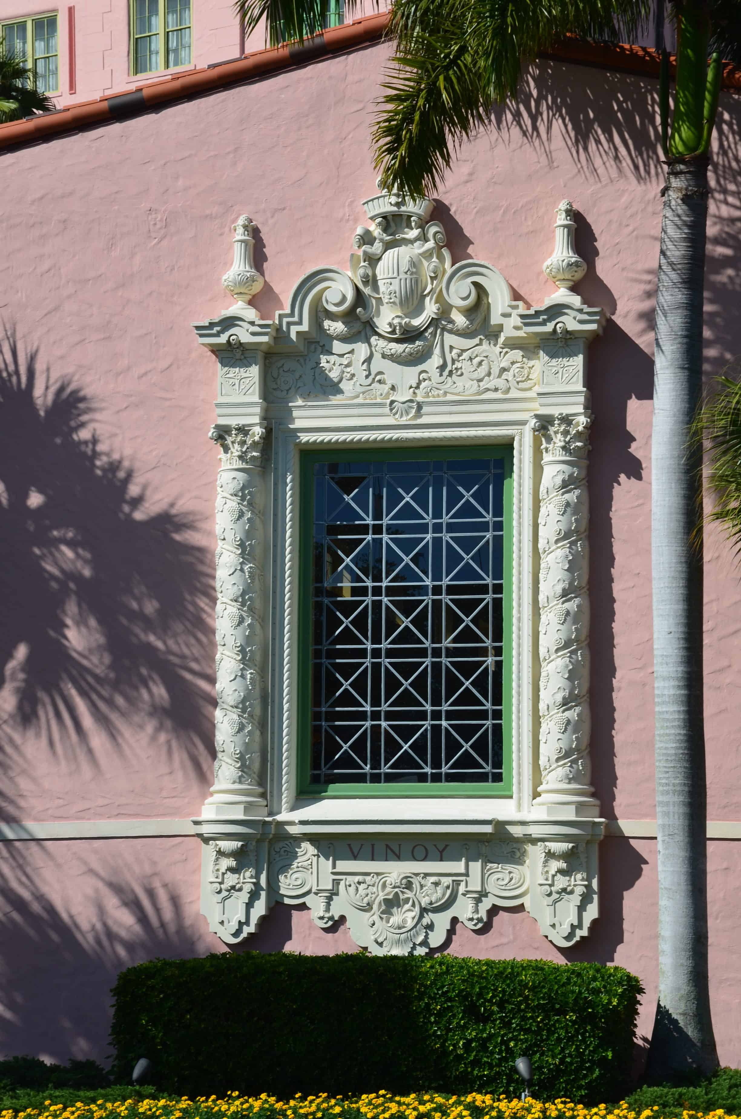 Window at the Vinoy Resort in St. Petersburg, Florida