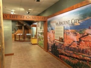Visitor center at Ocmulgee Mounds in Macon, Georgia