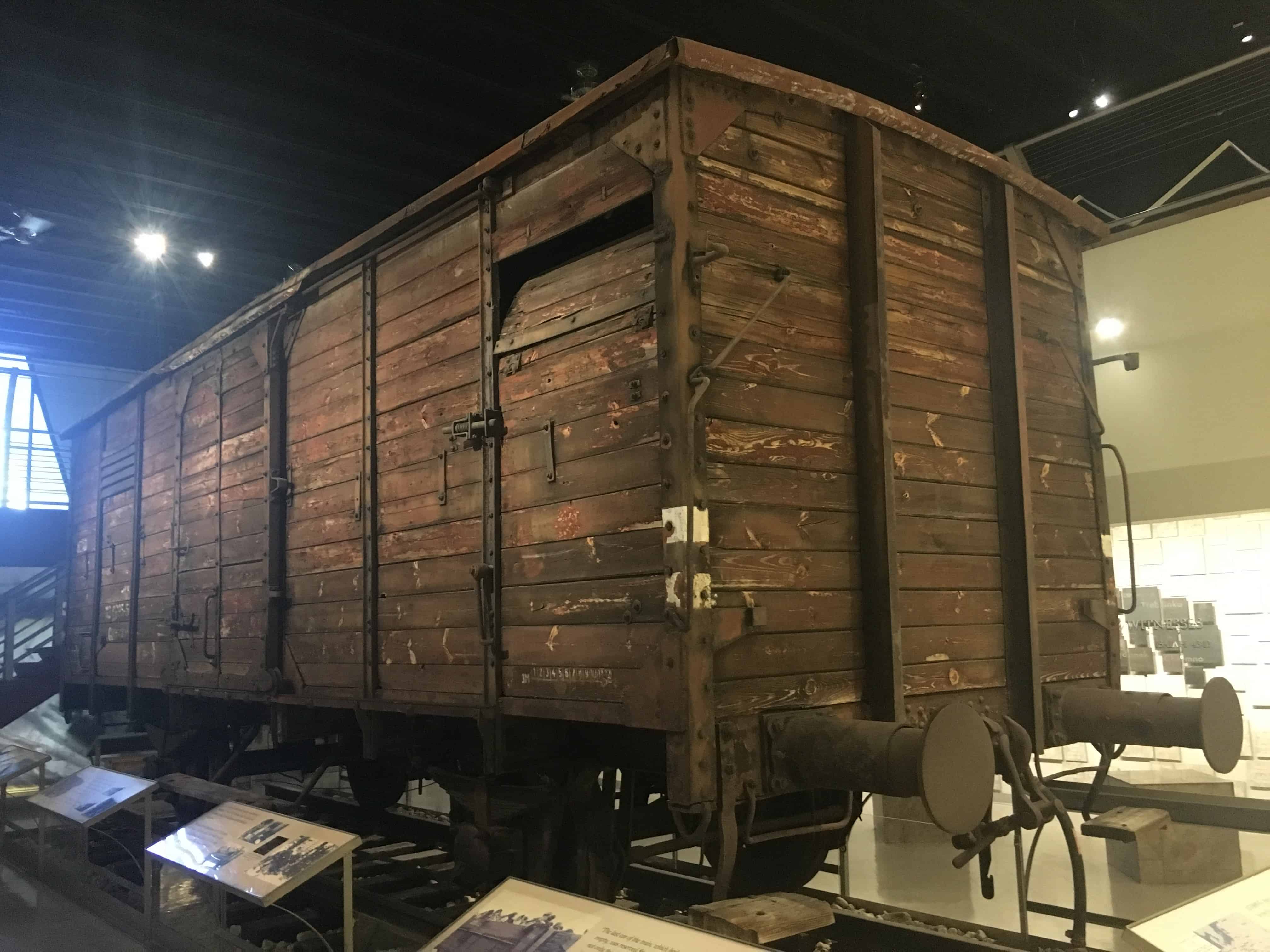 Boxcar at the Florida Holocaust Museum in St. Petersburg, Florida