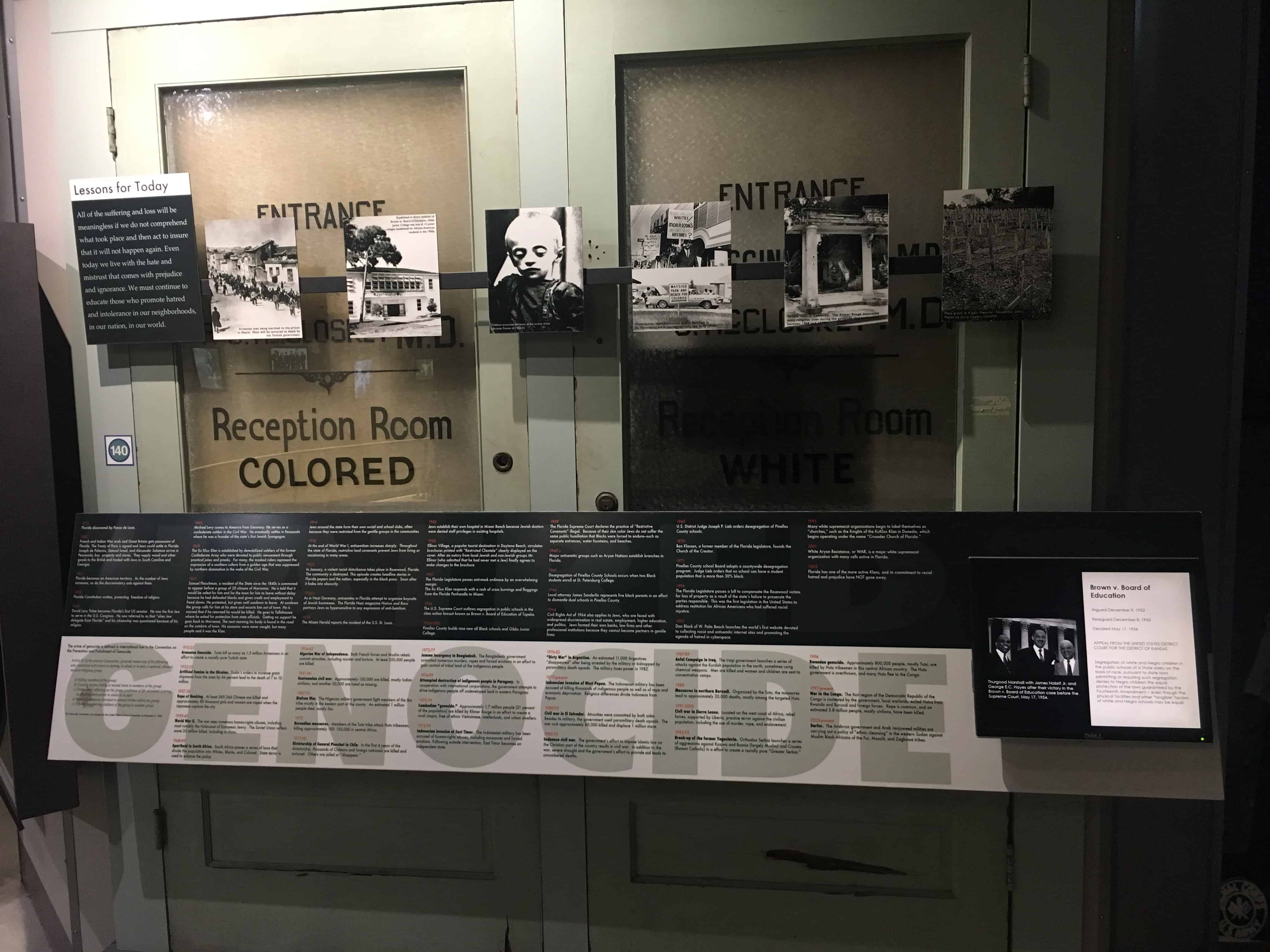 Other genocides at the Florida Holocaust Museum in St. Petersburg, Florida