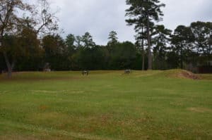 Earthworks at Andersonville National Historic Site in Georgia
