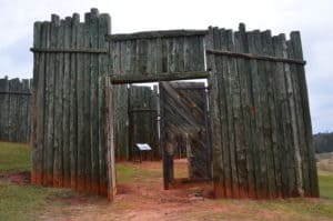 North Gate at Andersonville National Historic Site in Georgia