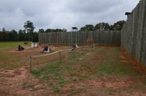 Northeast Corner at Andersonville National Historic Site in Georgia