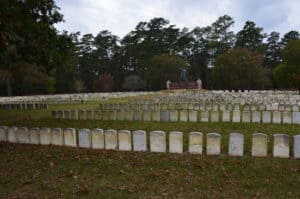 Civil War burials at Andersonville National Cemetery in Georgia