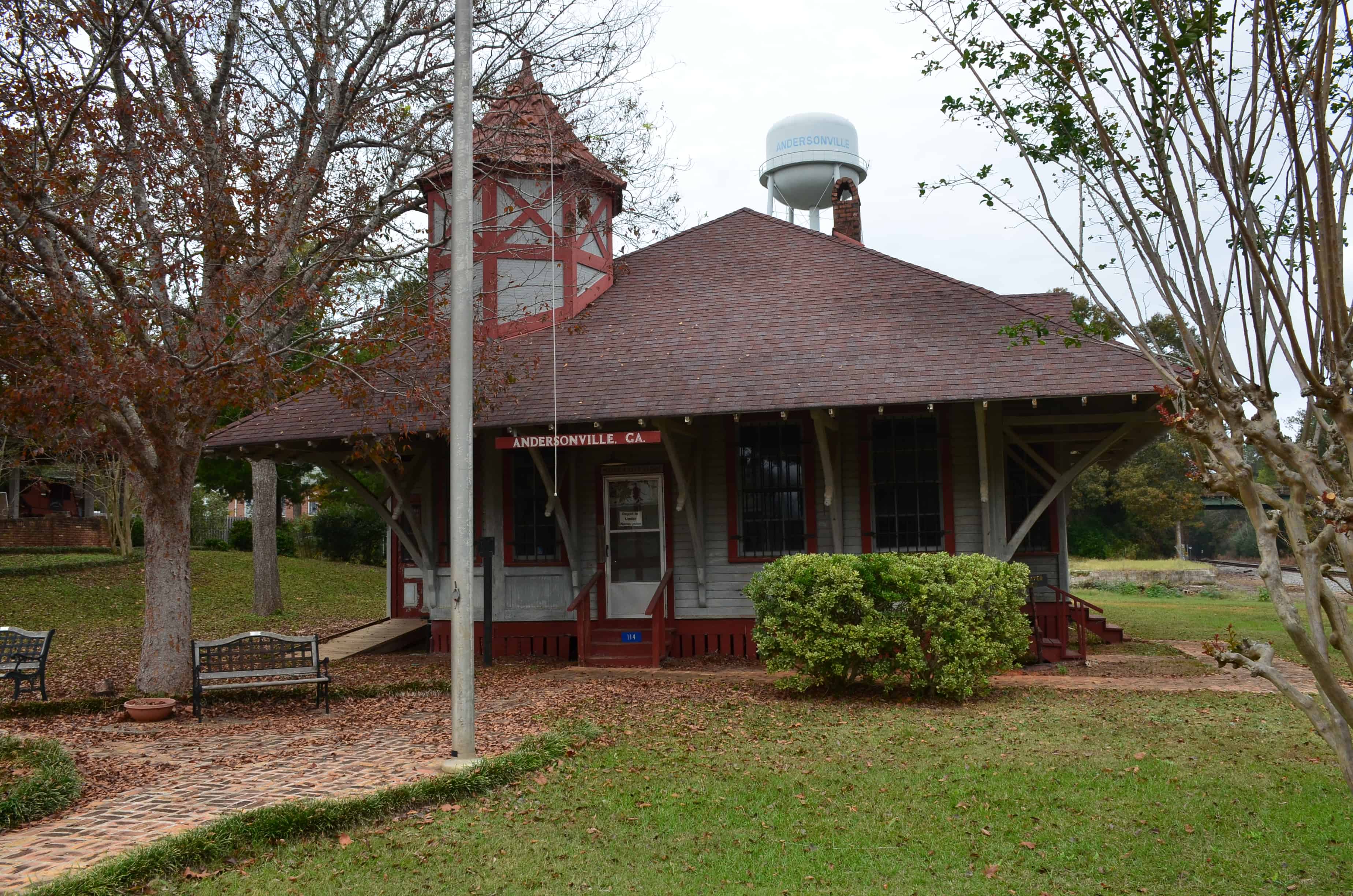 Andersonville Depot in Andersonville, Georgia