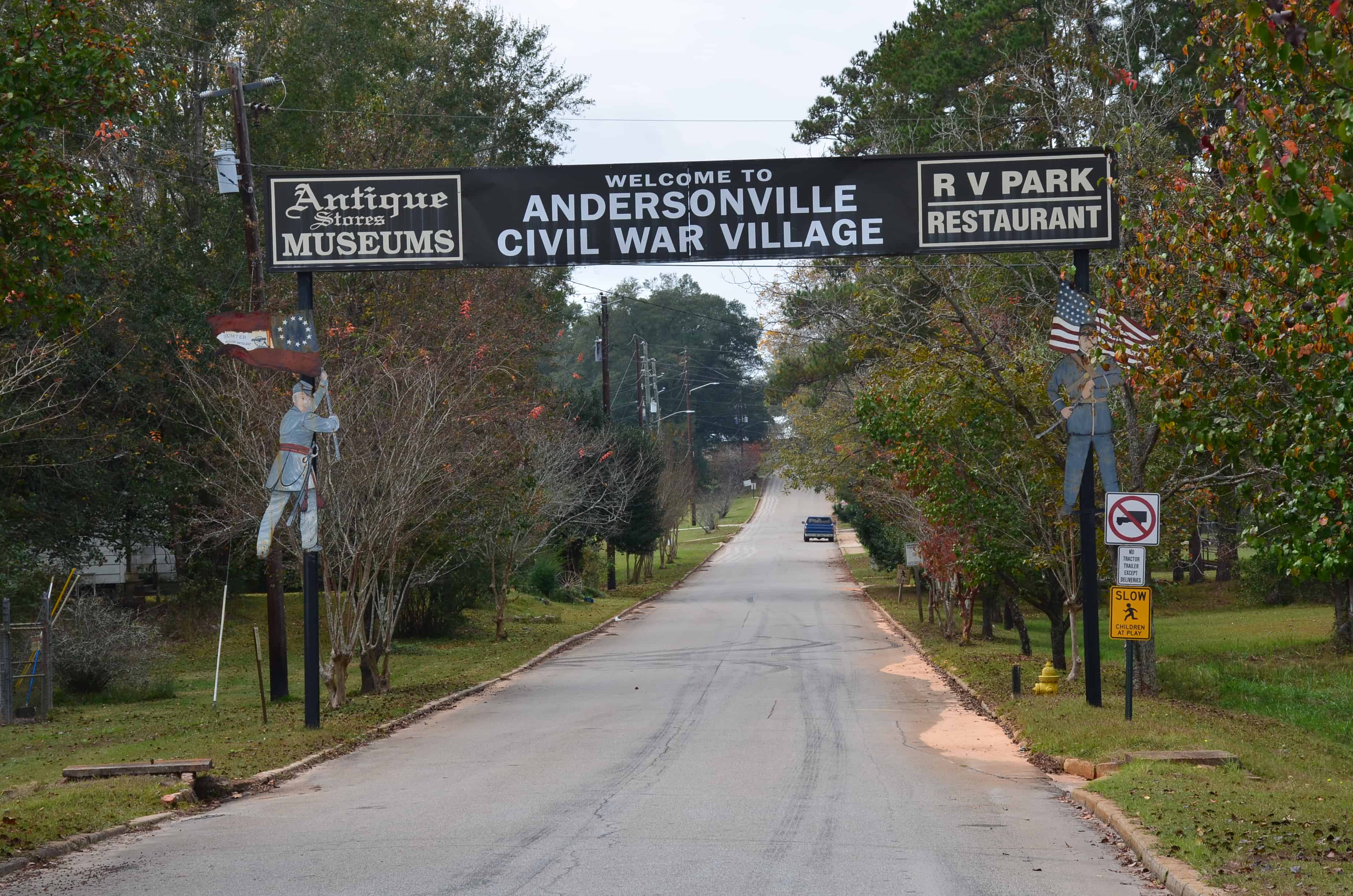 Entrance to Andersonville, Georgia