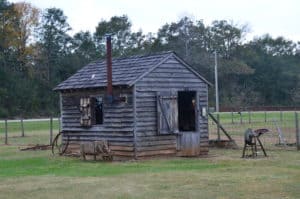 Blacksmith shop at Jimmy Carter's Boyhood Farm, Jimmy Carter National Historical Park in Georgia
