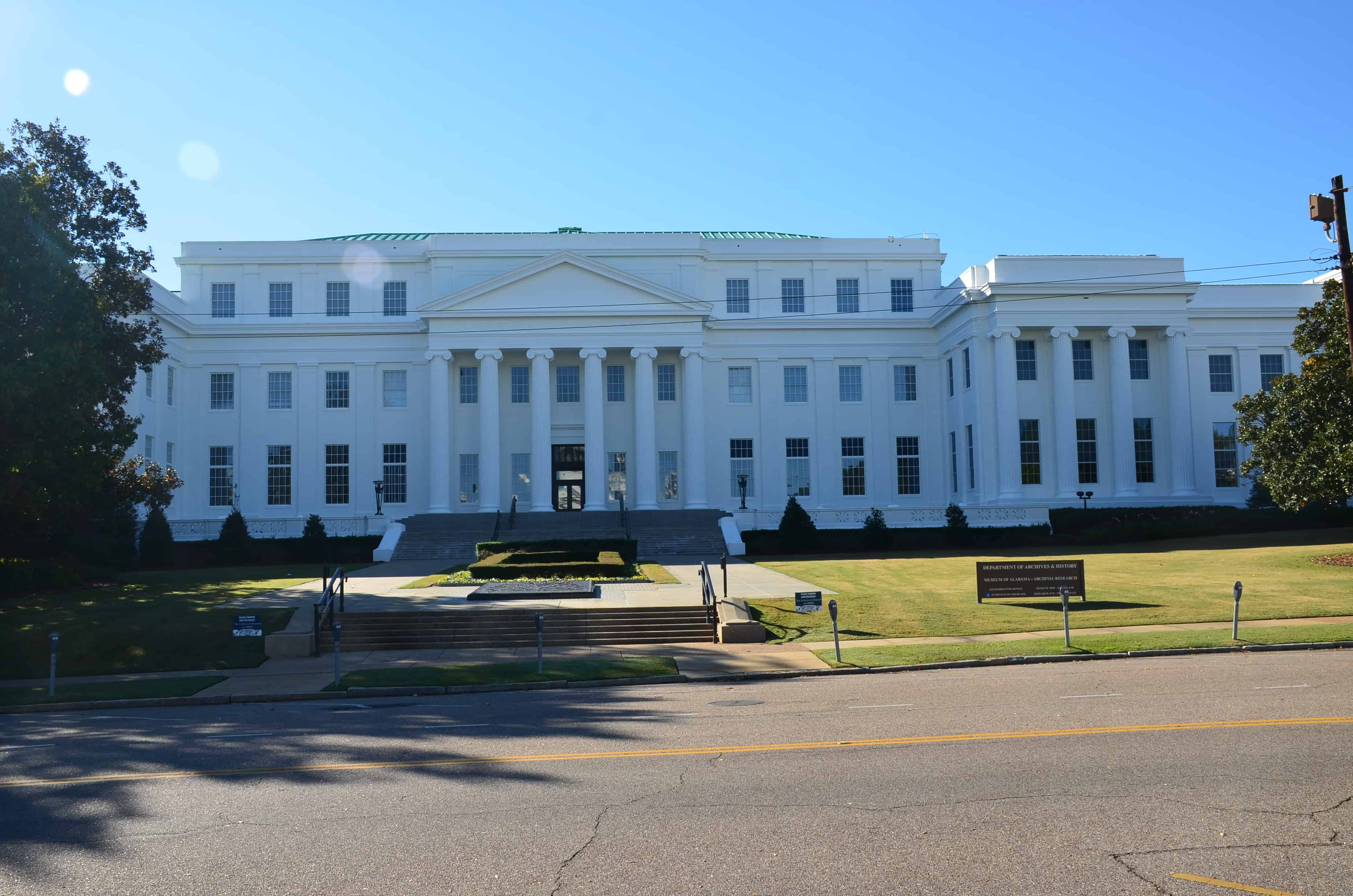 Alabama Department of Archives and History / Museum of Alabama in Montgomery, Alabama