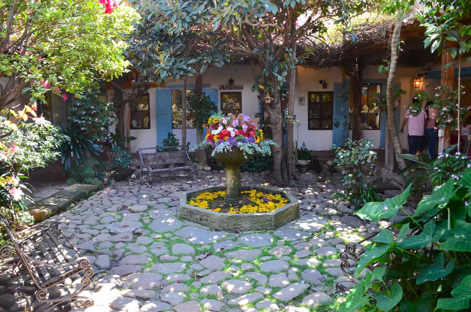 Courtyard at Casona La Guaca