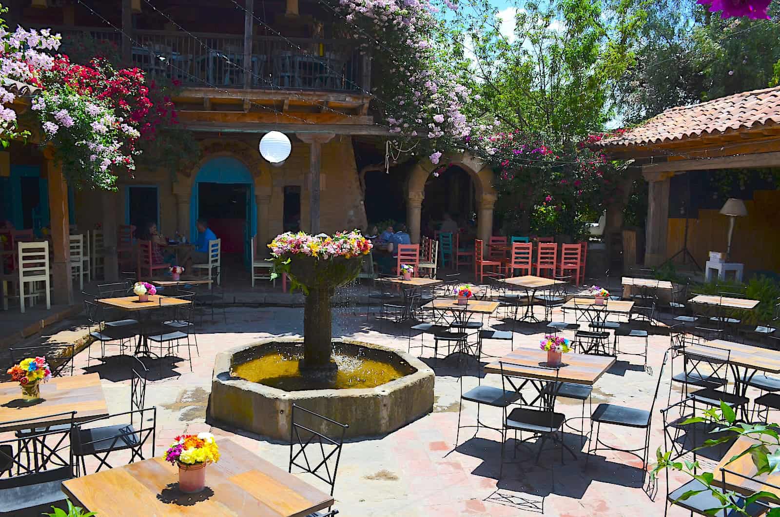 Courtyard of Casona La Guaca