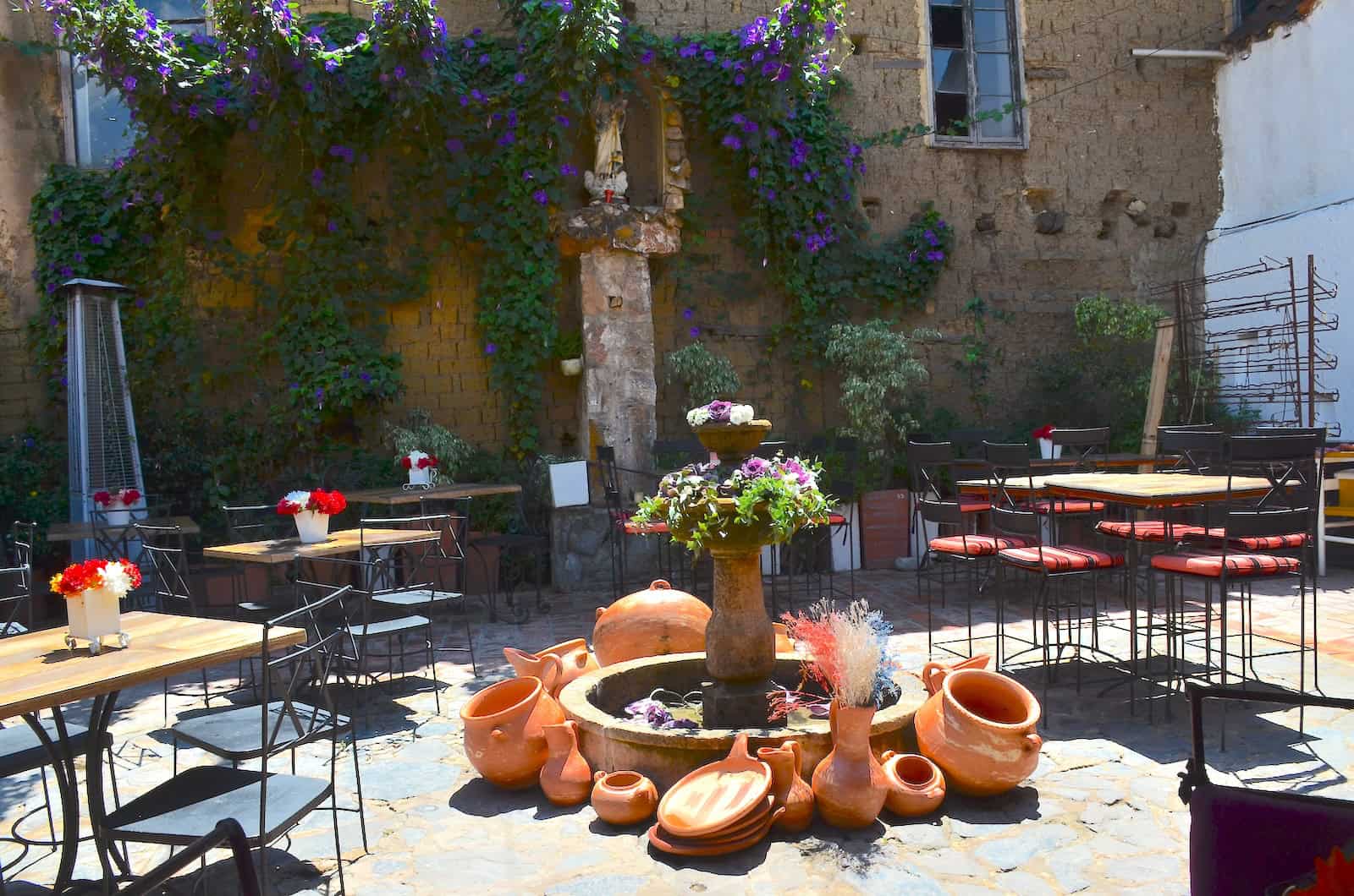 Courtyard at Casona La Guaca