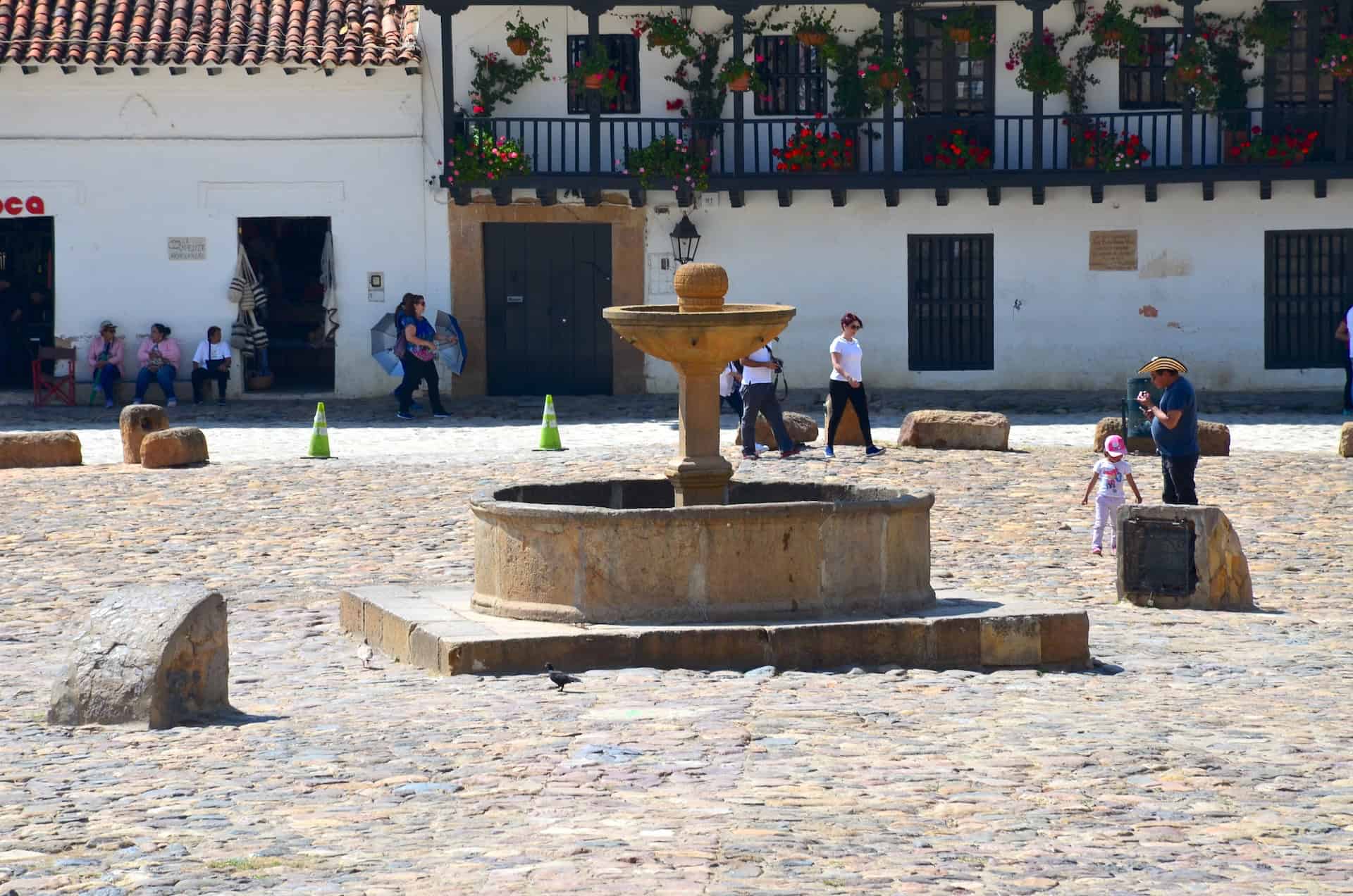 Fountain in Villa de Leyva, Boyacá, Colombia