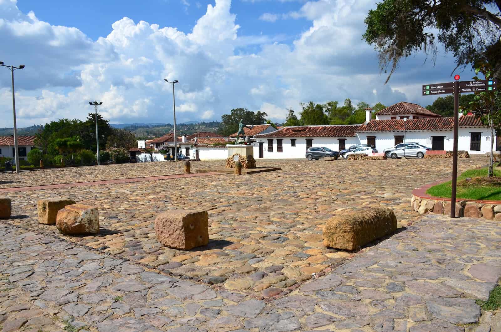 Parque Ricaurte in Villa de Leyva, Boyacá, Colombia