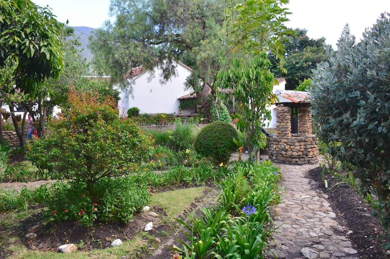 Garden at the Antonio Ricaurte House Museum