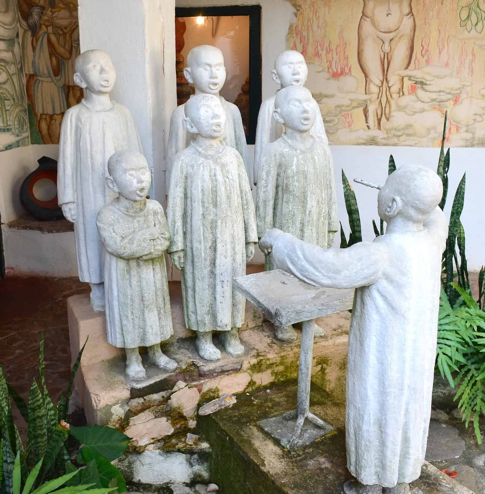 Sculpture at the Luis Alberto Acuña House Museum