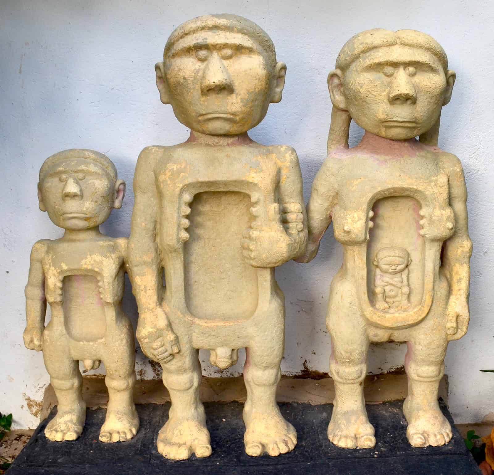 Muisca sculpture at the Luis Alberto Acuña House Museum in Villa de Leyva, Boyacá, Colombia