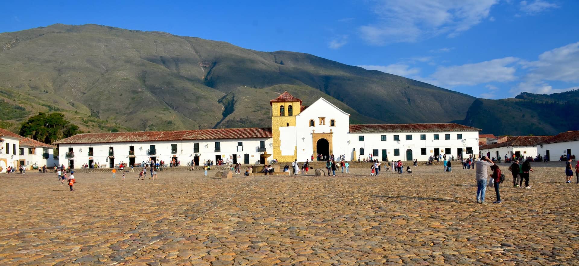 Plaza Mayor in Villa de Leyva, Boyacá, Colombia