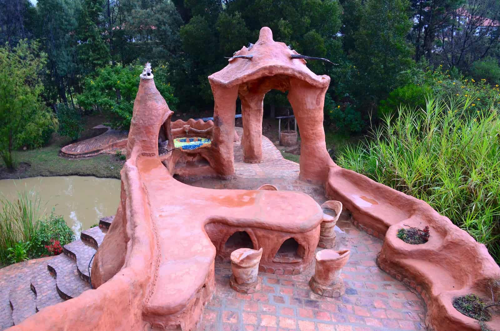 Bar at Casa Terracota in Villa de Leyva, Boyacá, Colombia