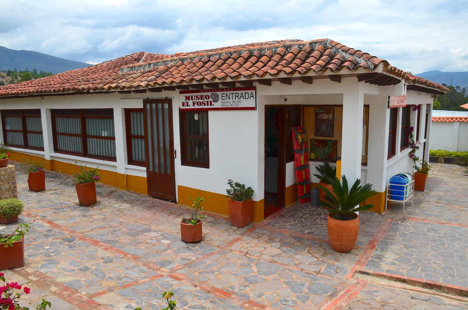 Entrance to the Fossil Museum near Villa de Leyva, Boyacá, Colombia