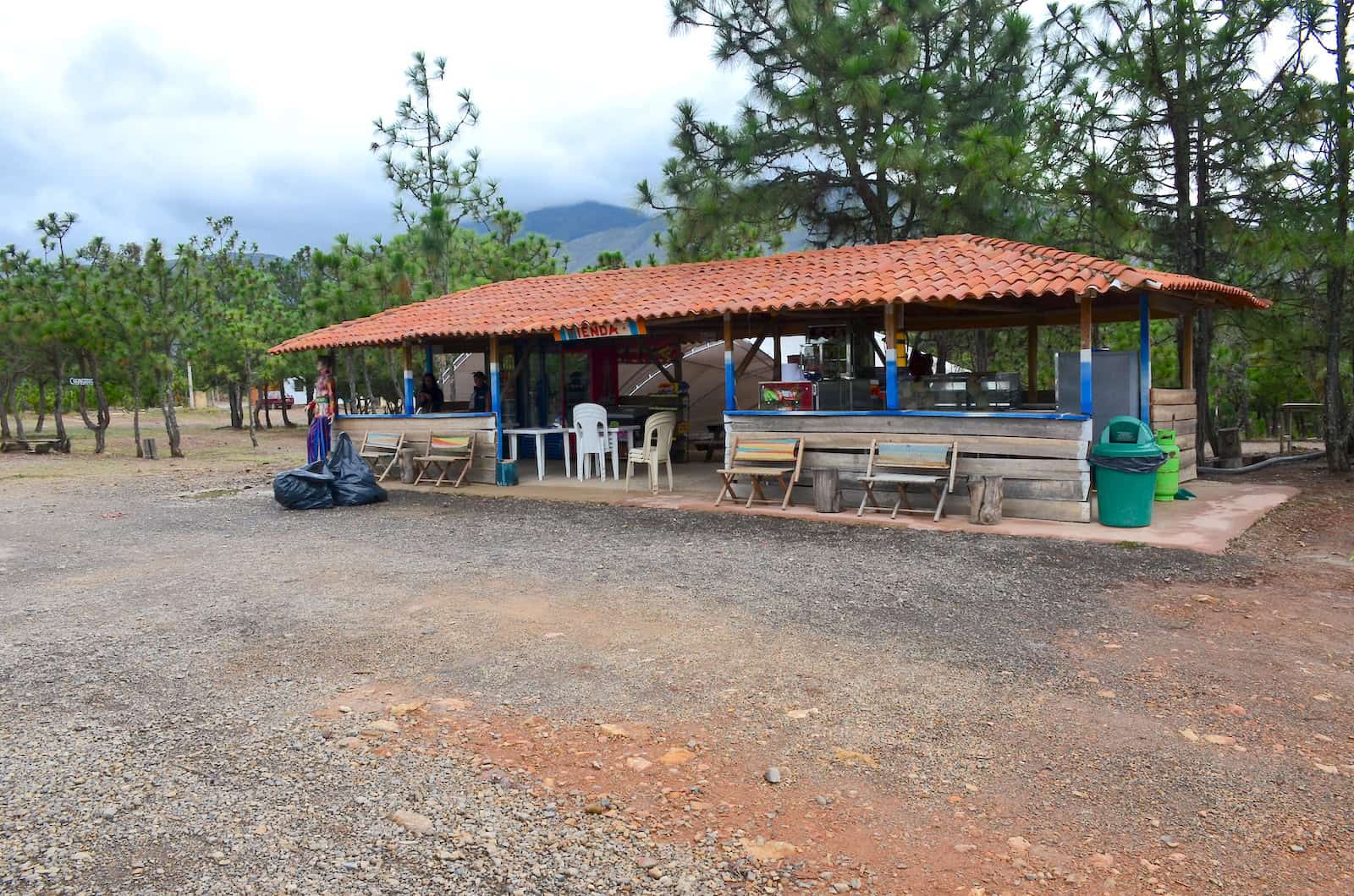 Entrance at Pozos Azules