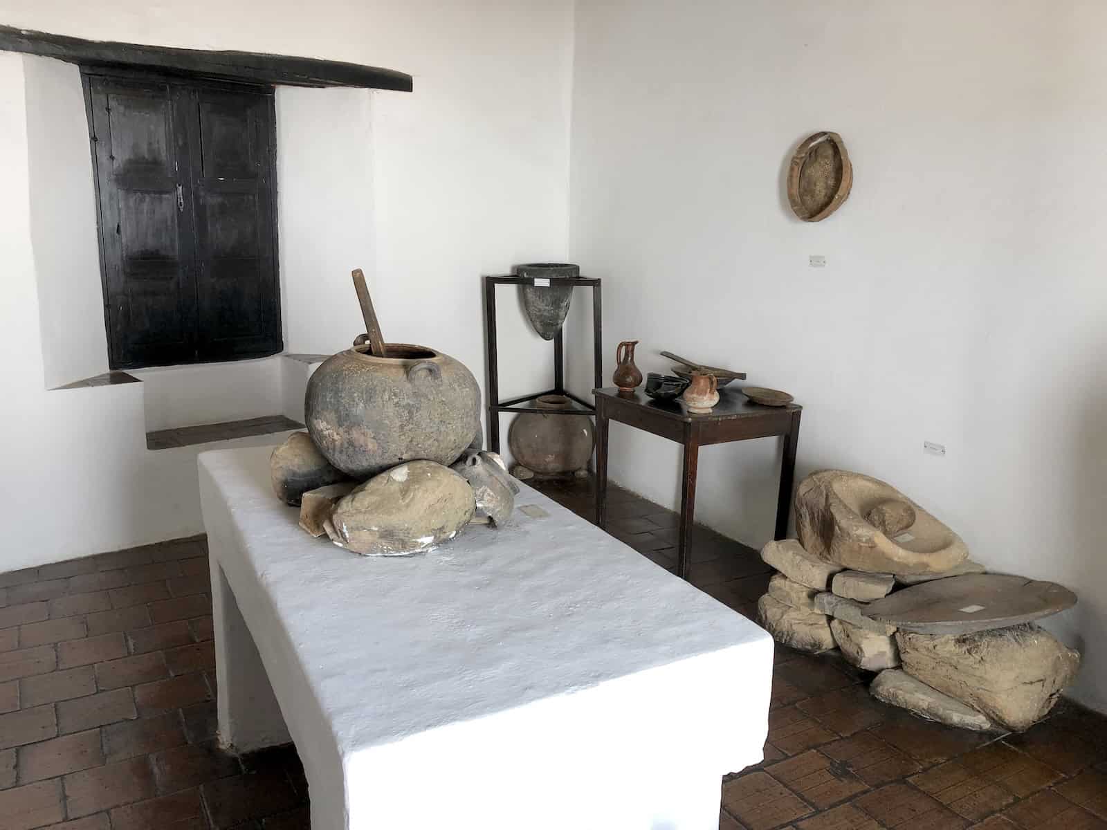 Kitchen at the Antonio Ricaurte House Museum in Villa de Leyva, Boyacá, Colombia