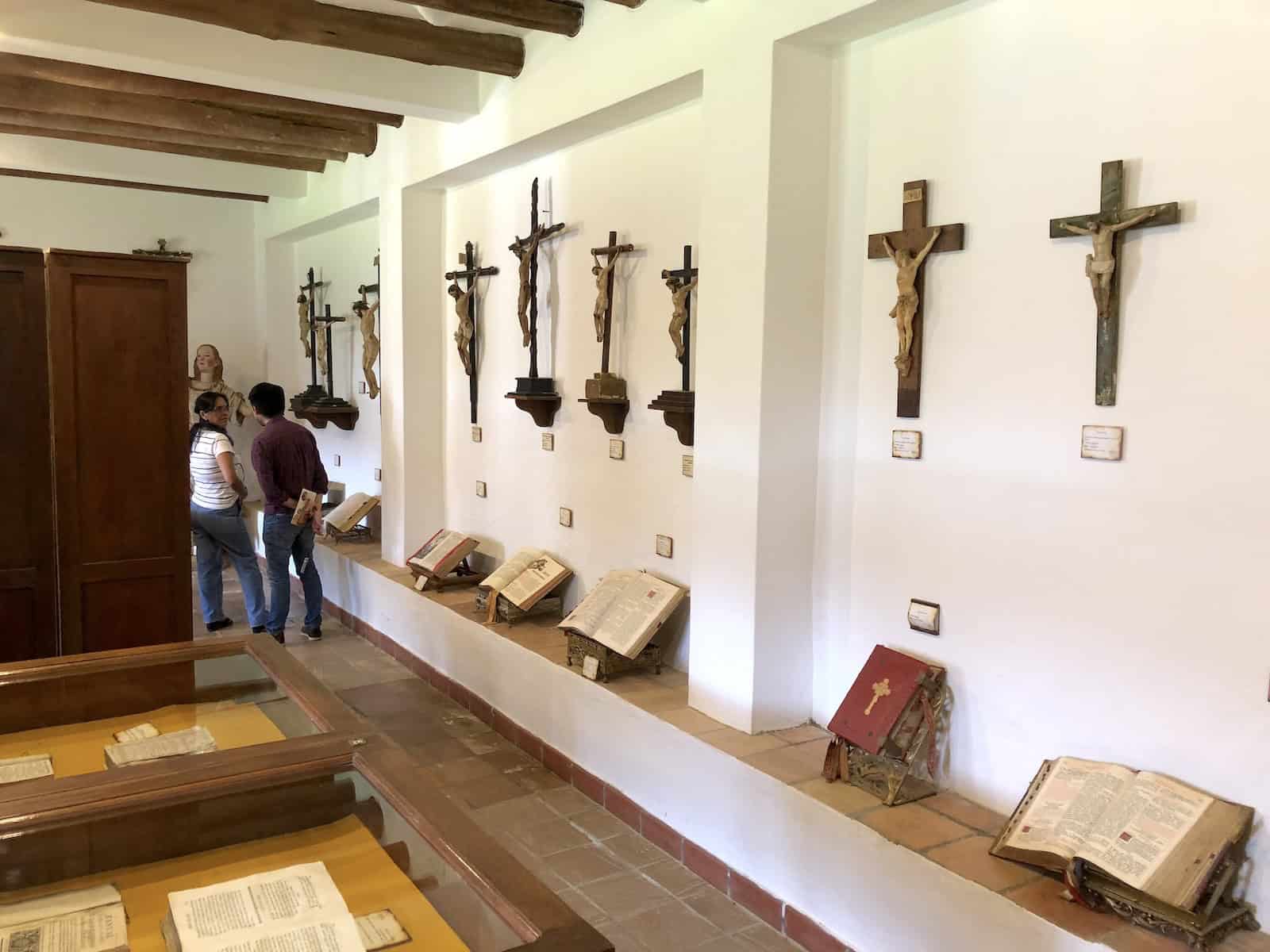 Crucifix gallery in the Carmelite Museum