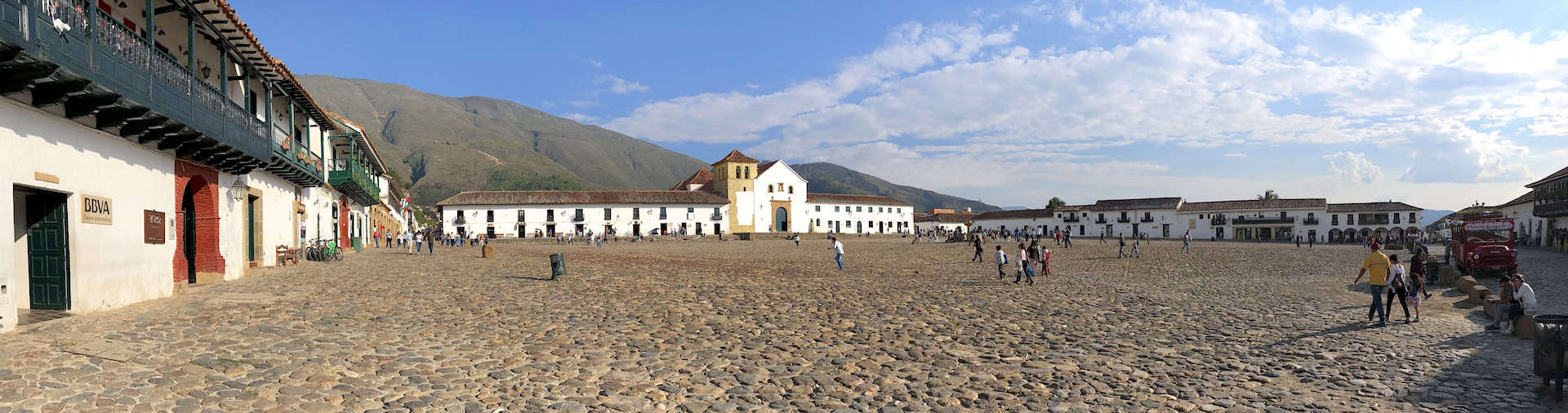 Plaza Mayor in Villa de Leyva, Boyacá, Colombia