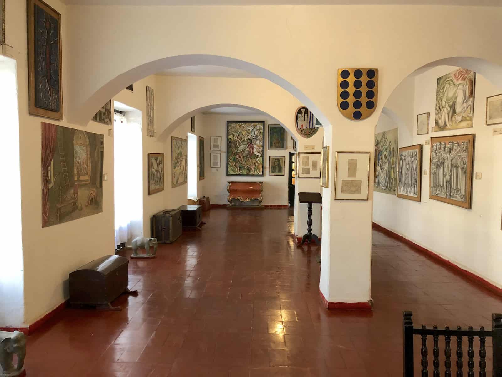 Main gallery at the Luis Alberto Acuña House Museum