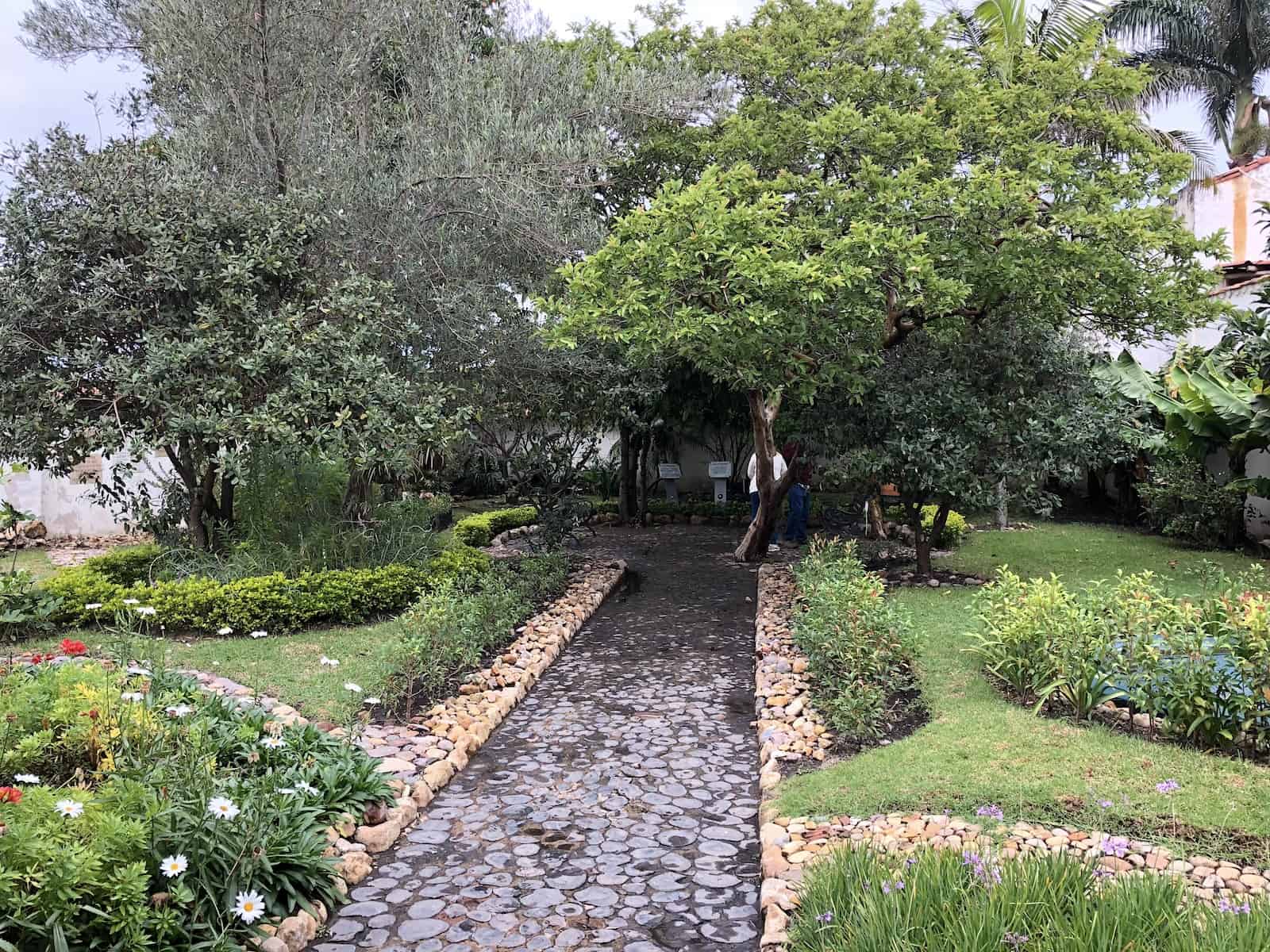 Garden at the Antonio Nariño House Museum